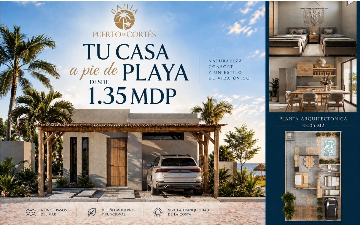 Casas Esencia en Bahía Puerto de Cortés, Altata