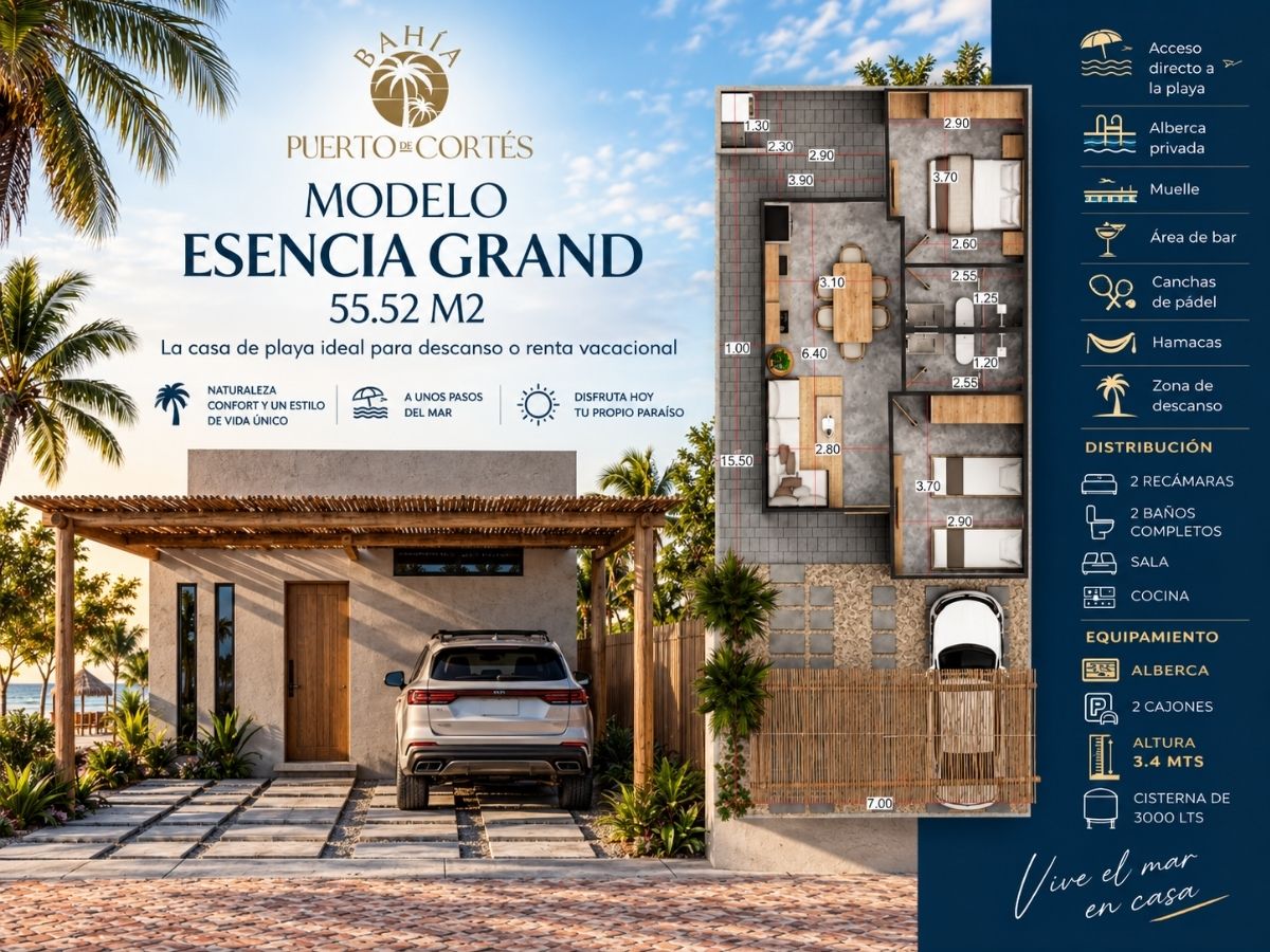 Modelo Esencia Grand, Bahía Puerto de Cortés