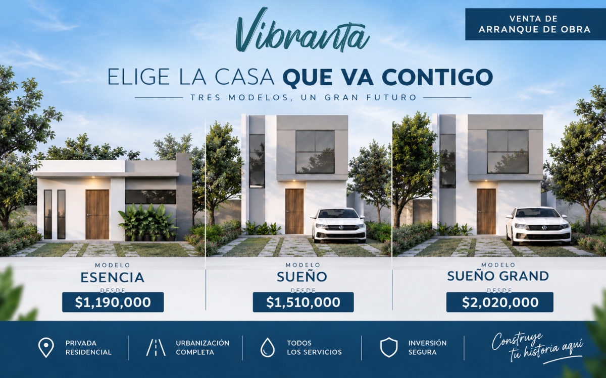 Casas en Vibranta, Culiacán